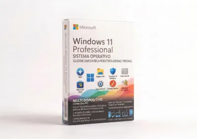 Microsoft Windows 11 Professional Multi Dispositivo - Attivazione Online - Fatturazione Italiana