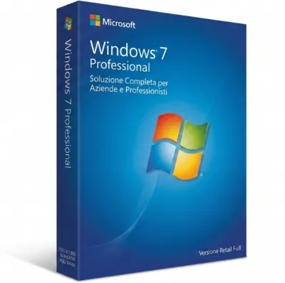 Microsoft Windows 7 Professional - Attivazione Online - Fatturazione Italiana