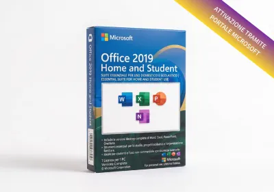 Microsoft Office 2019 Home and Student - Licenza - PC Windows - Fatturazione Italiana