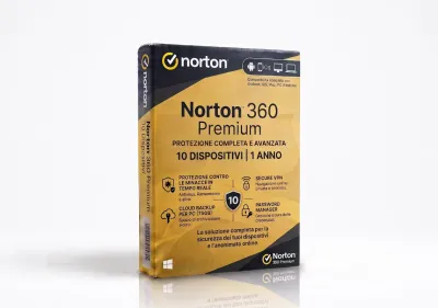 Norton 360 Premium - Fattura Italiana