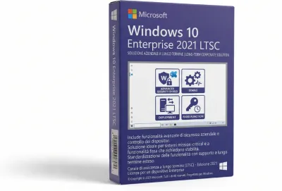 Microsoft Windows 10 Enterprise 2021 LTSC - Attivazione Online - Fatturazione Italiana