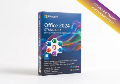 Microsoft Office Standard 2024 - Licenza - Fatturazione Italiana