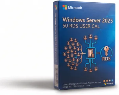 Windows Server 2025 50 RDS USER CAL - Fatturazione Italiana