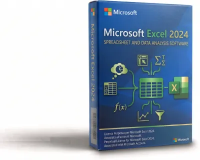 Microsoft Excel 2024 - Licenza Bind - Attivazione Online – Fatturazione Italiana