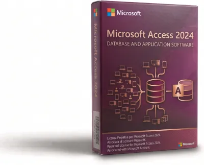 Microsoft Access 2024 - PC - Licenza Bind - Attivazione Online – Fatturazione Italiana