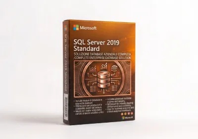 Microsoft SQL Server 2019 Standard 16 Core - Fattura Italiana