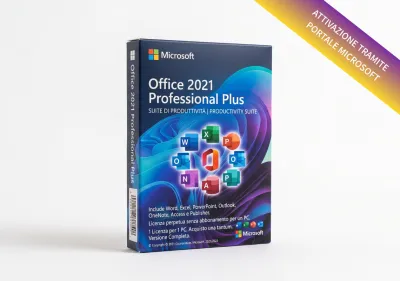 Microsoft Office 2021 Professional Plus - Licenza - PC - Fatturazione Italiana