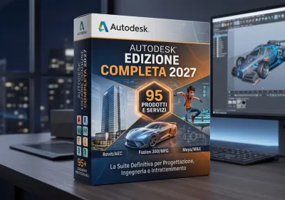 Autodesk 2027 Edizione Completa - 95 Prodotti e Servizi - PC Windows - Mac