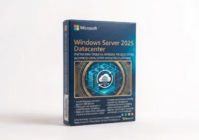 Microsoft Windows Server 2025 Datacenter 16 Core - Attivazione Online - Fattura Italiana