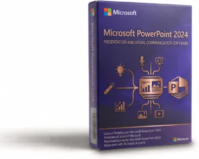 Microsoft PowerPoint 2024 - Licenza Bind - Attivazione Online – Fatturazione Italiana
