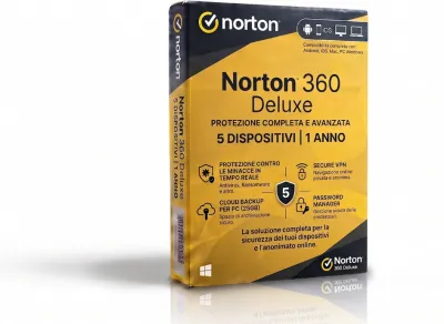 Norton 360 Deluxe - Fattura Italiana
