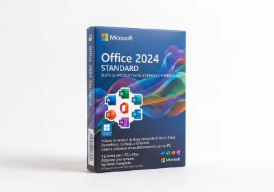 Microsoft Office 2024 Standard - Attivazione Online - Fatturazione Italiana