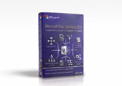 Microsoft Visio Standard 2021 - PC - Attivazione Online – Fattura Italiana