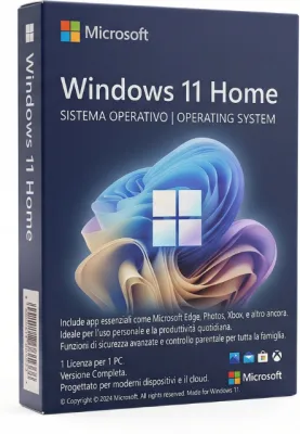 Microsoft Windows 11 Home - Attivazione Online - Fatturazione Italiana