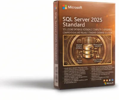 Microsoft SQL Server 2025 Standard 16 Core - Fatturazione Italiana