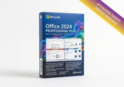 Microsoft Office 2024 Professional Plus - Licenza - Fatturazione Italiana