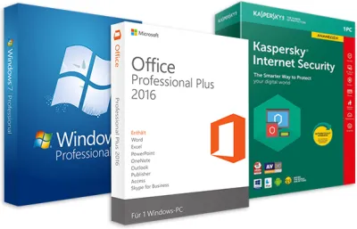Pacchetto Home Con Licenza Windows 7 , Office E Antivirus