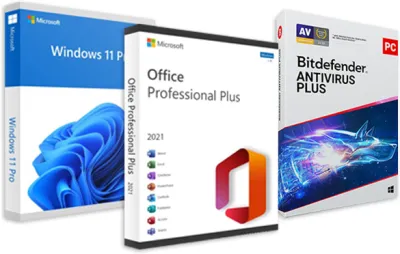 Pacchetto Home Con Licenza Windows 11, Office Ed Antivirus