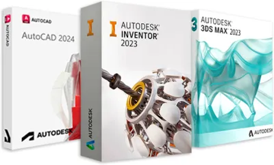 Pacchetto Autodesk Con Autocad, Inventor E 3ds Max