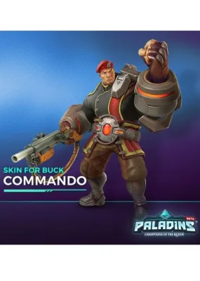 Paladins - Buck Hero + Commando Skin Key