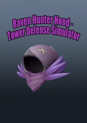 Roblox - Raven Hunter Hood - Tower Defense Simulator (DLC)