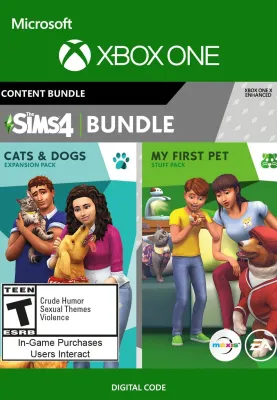 The Sims 4 Cats and Dogs Plus My First Pet Stuff Bundle (DLC)