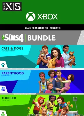 The Sims 4 Bundle - Cats & Dogs, Parenthood, Toddler Stuff (DLC)