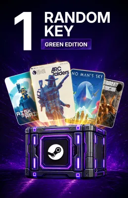 1 Random Steam key - GREEN