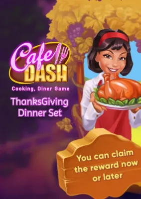 Cafe Dash: Cooking, Diner Game - Thanksgiving Dinner Set (DLC)