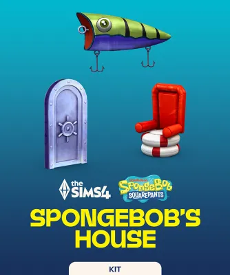 The Sims 4 SpongeBob's House Kit (DLC)