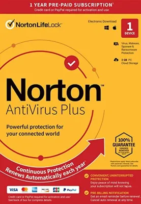 Norton 360 Antivirus Plus 2GB