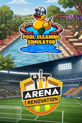 Pool Cleaning Simulator & Arena Renovation Bundle