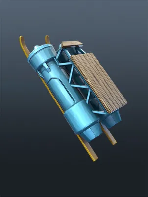Roblox - Futuristic Mech Sled (DLC)