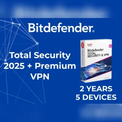 Bitdefender Total Security 2025 + Premium VPN