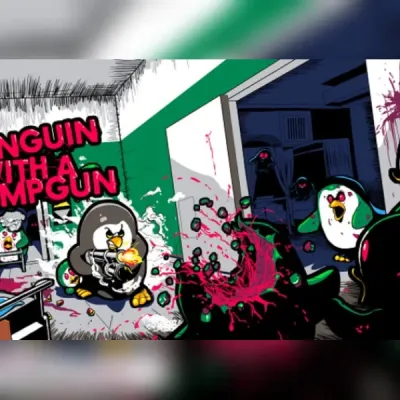Penguin with a Pumpgun