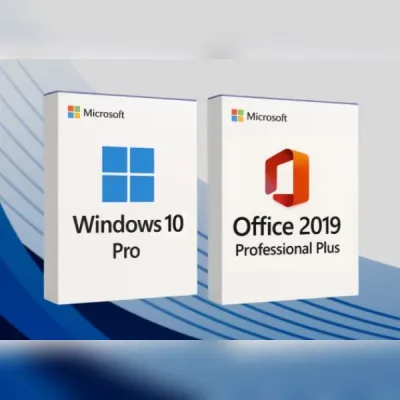 Microsoft Windows 10 Pro & Microsoft Office Professional Plus 2019 Bundle