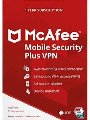 McAfee Mobile Security Plus w/ VPN