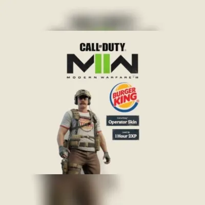 Call of Duty: Modern Warfare II - Burger King Operator Skin + 1 Hour 2XP (DLC)