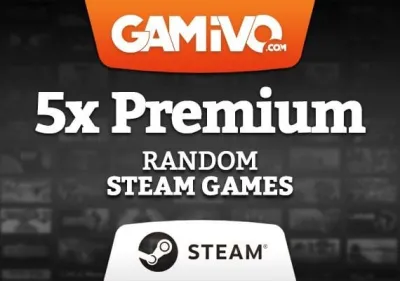 GAMIVO 5x Premium Random Steam Games