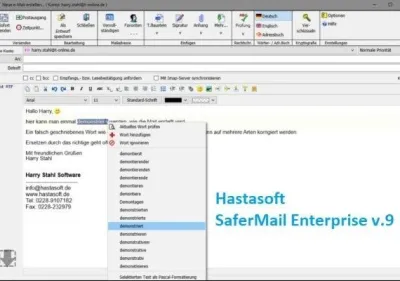 Hastasoft SaferMail Enterprise v.9 GER