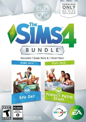 The Sims 4 Bundle Spa Day & Perfect Patio Stuff Expansion Pack (DLC)