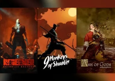9 Monkeys of Shaolin + Ash of Gods + Redeemer - Bundle