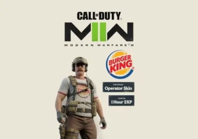 CoD Call of Duty: Modern Warfare 2 & 3 - Burger King Skin + 1 Hour 2XP DLC