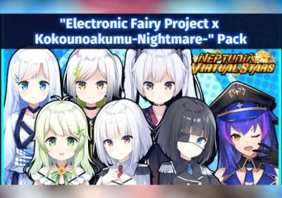 Neptunia Virtual Stars - Electronic Fairy Project x Kokounoakumu - Nightmare Pack DLC