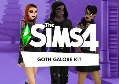 The Sims 4: Goth Galore Kit DLC