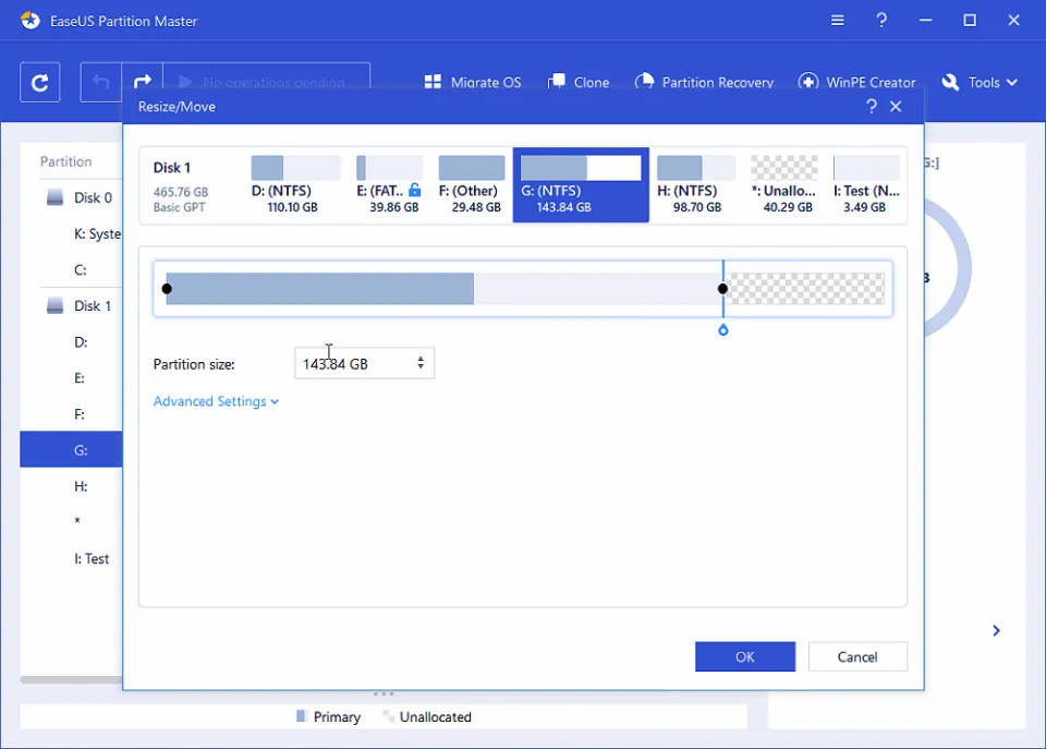 EaseUS Partition Master Professional