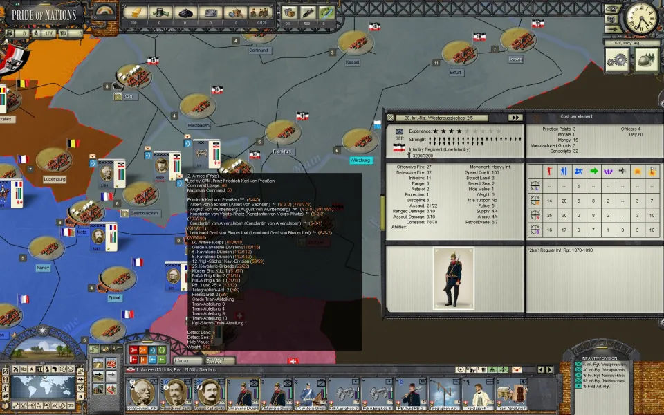 Pride of Nations - Franco Prussian War 1870