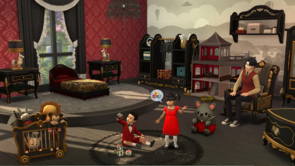 The Sims 4 Storybook Nursery Kit