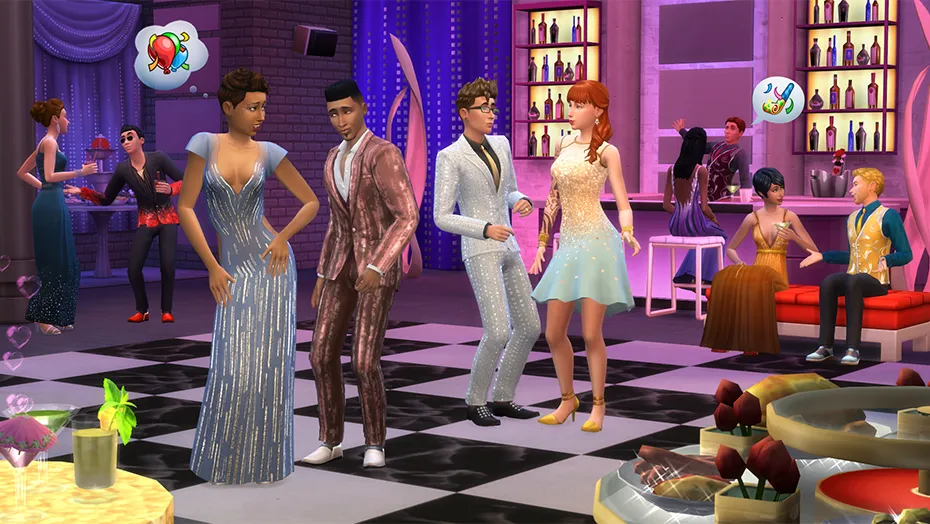 The Sims 4 Luxury Party Stuff