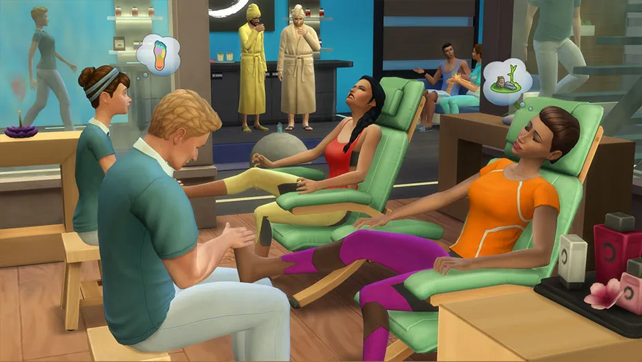 The Sims 4 Spa Day